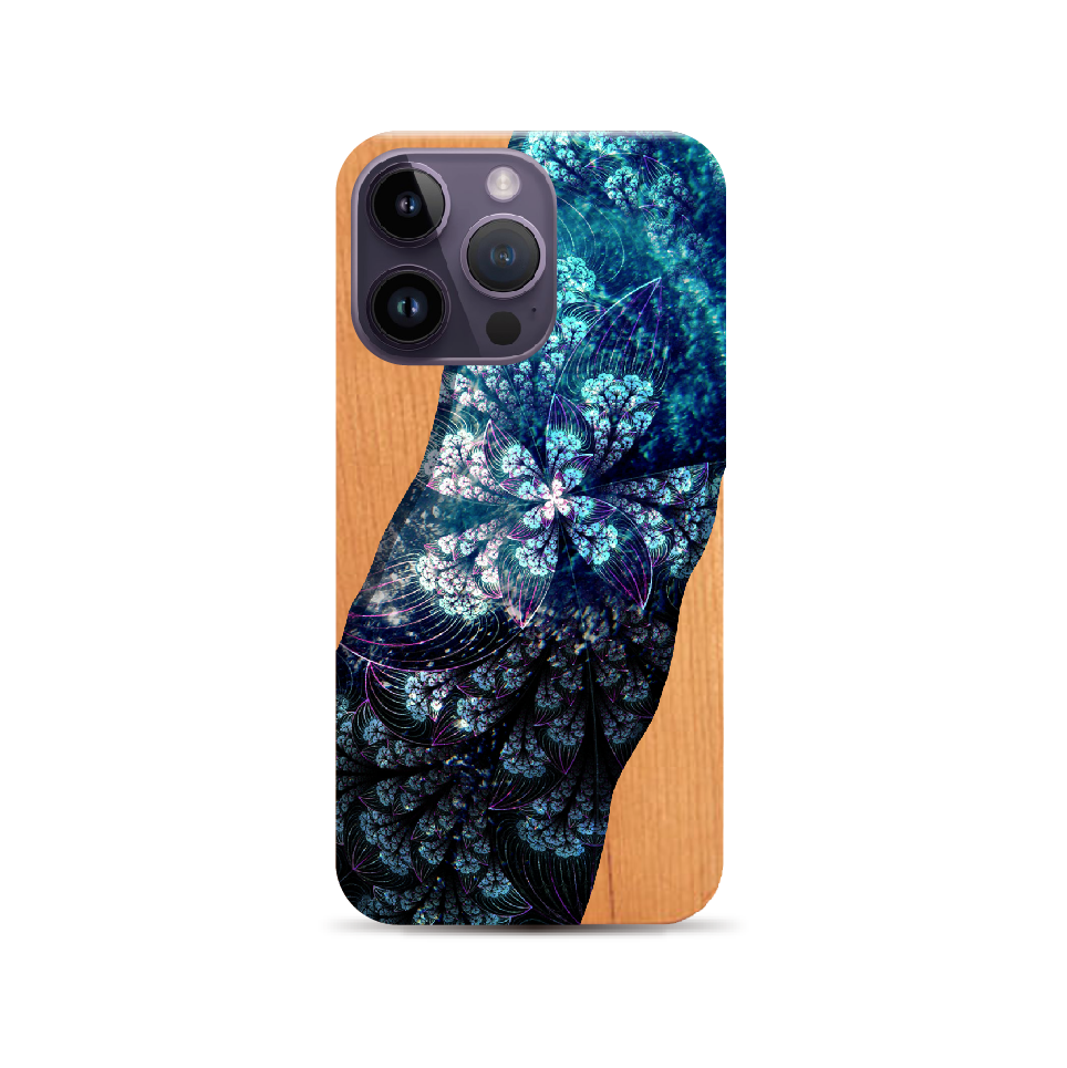 乱咲 - 和風 モダンウッドiPhoneケース /天然木/チェリーウッド/桜の木【iPhone全機種対応】