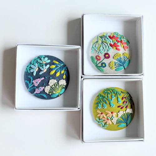刺繍ブローチ【botanical】 ブローチ j.couture 通販 16507953