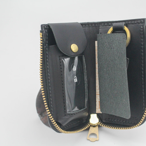 新品　蛇革パイソン3点セット長財布と小銭入れとキーケース SIAMNESS パイソン キーケース スマートキーケース 本革 錦蛇 蛇