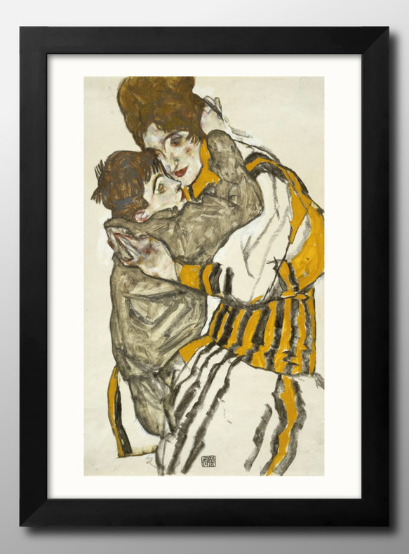 13701 ポスター 絵画 A3サイズ『エゴン・シーレ』アート イラスト