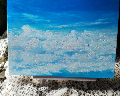 鳥雲（パステル画・マット紙付き） 絵画 パステル画生活 通販｜Creema(クリーマ) 15960773