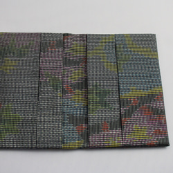 大島紬のカードケース（マルチカラー） 3枚目の画像