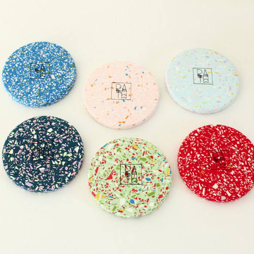 ジェスモナイトの小さなミラー（レッド） 手鏡 Risa Azuma 通販