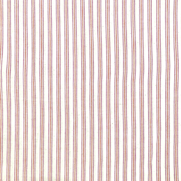 【50cm単位】インドカディ　ホワイトパープルレッドストライプ　56番手　手紡ぎ・手織りテキスタイル　コットン 5枚目の画像