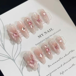 ネイルチップオーダー　麗奈様 Lilith_nail☆ジェルネイルチップ☆オーダー受付中☆プリンセス