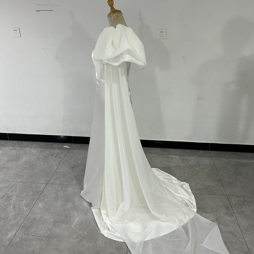 高品質！リボン 花嫁 前撮り 結婚式 ウエディングドレス パーティー  