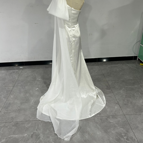 高品質！リボン 花嫁 前撮り 結婚式 ウエディングドレス パーティー  