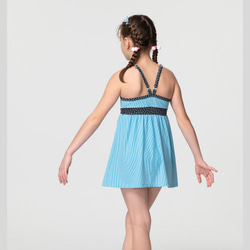 MIT 兒童肩帶連身裙泳裝 第4張的照片