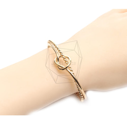 BRA-093-G【1個入り】バンドカフブレスレット,Band Cuff Bracelet 5枚目の画像