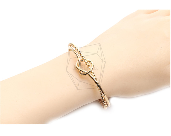 BRA-093-G【1個入り】バンドカフブレスレット,Band Cuff Bracelet 5枚目の画像