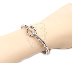 BRA-093-R【1個入り】バンドカフブレスレット,Band Cuff Bracelet 5枚目の画像