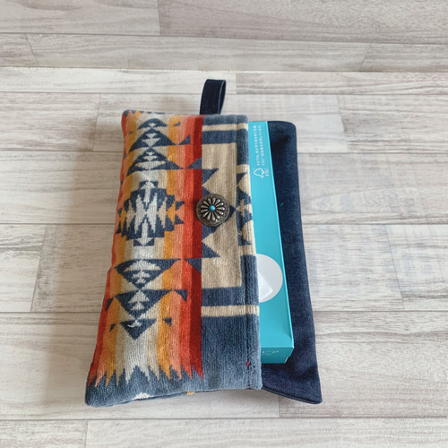 送料無料！No.2287.ペンドルトンのリメイクボックスティッシュ