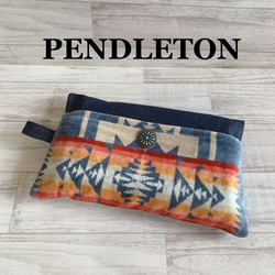 送料無料！No.2287.ペンドルトンのリメイクボックスティッシュケース