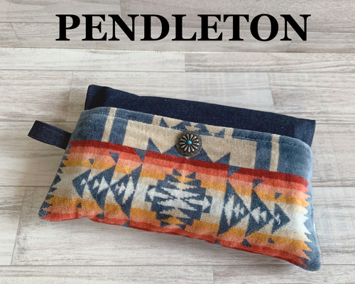 送料無料！No.2287.ペンドルトンのリメイクボックスティッシュ