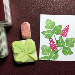 消しゴムはんこNo.48  花束 消しゴムはんこNo.48 花束