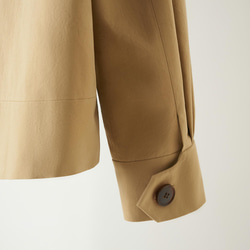 簡單又漂亮的成人短外套，暗黃中帶點棕色 230910-1 第8張的照片