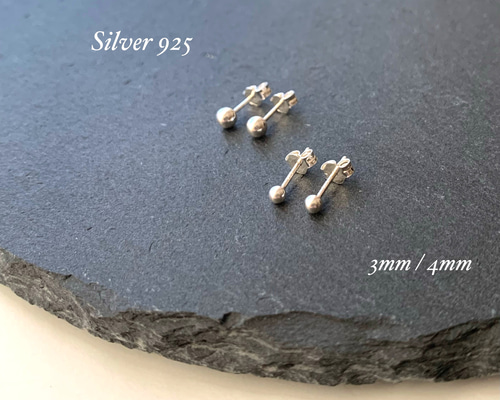Shaesby シルバーピアス シルバー925 ホワイトハーツピアス [es416-es258] | スタイルで