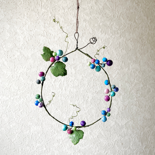 8230.bud 小さなリース ノブドウ リース bud 通販 16509594｜Creema