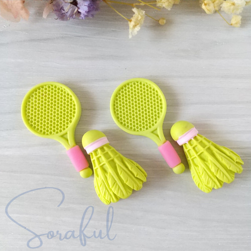 2組セット】バドミントン ラケットとシャトルの2組セット（ラケットx2