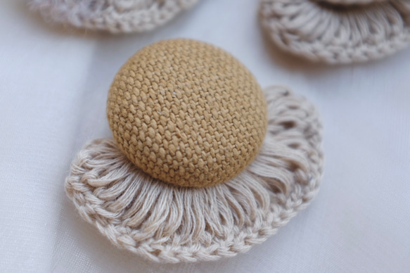 一耳 23'夏季蛋糕裙系列 纖維編織夾式耳環 (SK0108) 第2張的照片