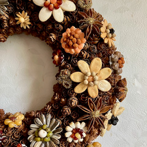 種の花のリース リース ZILL 通販 16509808｜Creema(クリーマ)