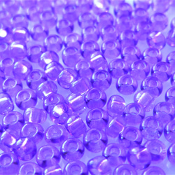 10g 11/0 ２ｍｍ　鮮やかな紫　PRECIOSAチェコシードビーズ 4枚目の画像