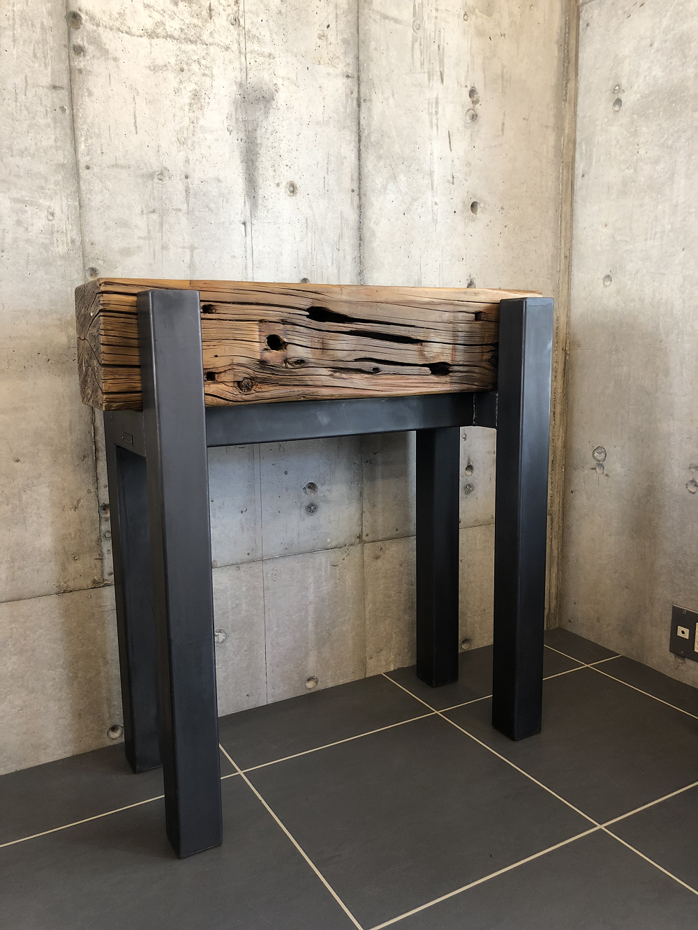 数量限定　CMN　コンソールテーブル　古材　アイアン　プランタースタンド　ディスプレイスタンド　オブジェ　エントランス 47,999円