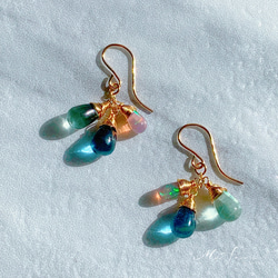 YyYさん専用♡天然石とshellピアス イヤリング YyYさん専用♡天然石とshellピアス イヤリング