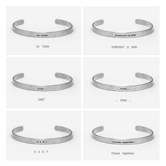 オーダーメイド/ペアバングル/お好きな刻印可能/silver925 950ブレスレット 誕生日プレゼント 名入れ 記念日 12枚目の画像