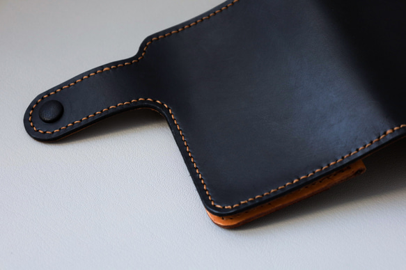 新作 コンパクト財布　シンプル二つ折り財布　小さくても驚きの使い勝手と収納力！ 9枚目の画像