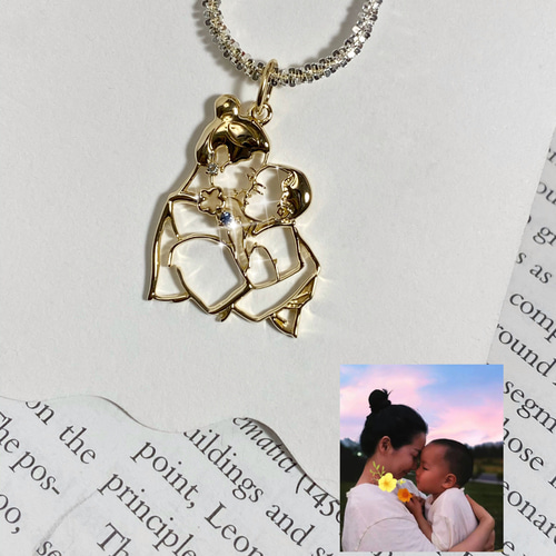 送料無料【オーダーメイド】うちの子・ペットをネックレスに！ 犬の日