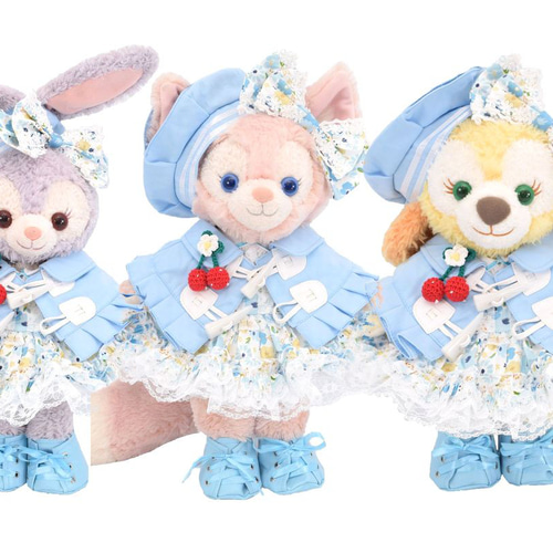 【ギフト】 リーナベル ダッフルケープ付花柄 コスチューム 着せ替え 服 クラフト・布製品