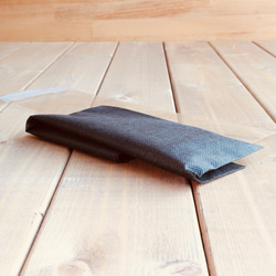 one sheet 名刺カードスタンド(縦長)　本革　イタリアンレザー　キャメル　50502 6枚目の画像