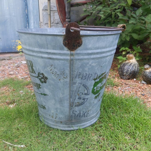 ブリキ バケツ インテリア コロナ アンティーク ガーデニング ブリキ バケツ インテリア コロナ アンティーク ガーデニング