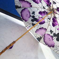 浴衣から生まれた日傘　二人ゐて 一人のやうに花の下 10枚目の画像
