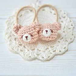 うさぎ あみぐるみ ヘアゴム 2点セット 雑貨・その他 zumin＊ 通販