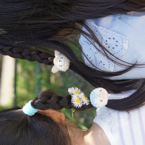 りす あみぐるみ ヘアゴム 2点セット 雑貨・その他 zumin＊ 通販