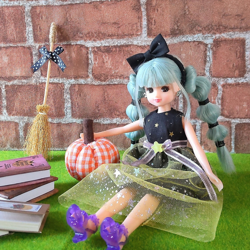 ドール服 リカちゃん 27cmドール ハロウィン限定 キラキラ 星
