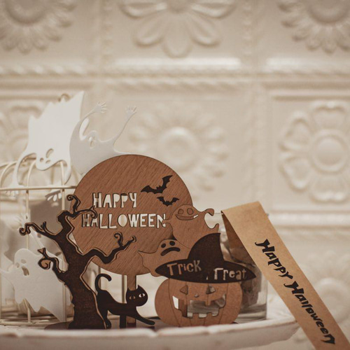 木製ヒノキお月見・ハロウィン・クリスマス・正月・節分・夏風物