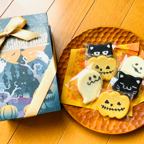 クッキー ジャー ハロウィン ハロウィンラングドシャ【ハロウィン2023】 クッキー Kozue-Sweets