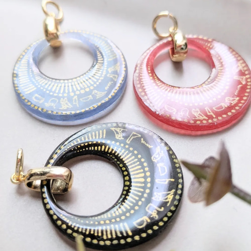 2コ組【ヒエログリフで名入れ】古代エジプト風アクセサリー《特集掲載