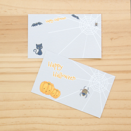 フォロワー様限定600円世界に1つだけのハンドメイドメッセージカードハロウィン猫 フォロワー様限定♡世界に1つだけのサンキューハンドメイド