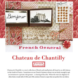 「Chateau de Chantilly」moda Charm Pack (カットクロス42枚) フレンチジェネラル 3枚目の画像