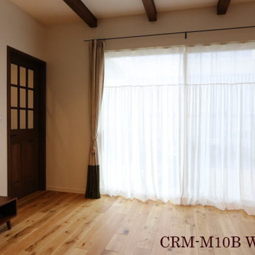 □アイアンカーテンレール ブラック シンプル スリム 黒色粉体焼き付け