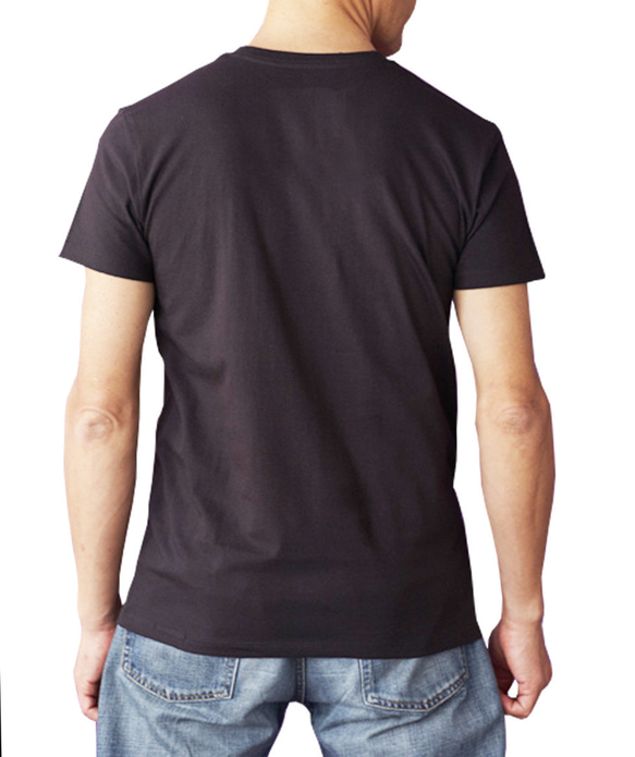 「そしじ」黒糸刺繍 半袖Tシャツ  カラバリ8  S-XXXLサイズまで有り 6枚目の画像