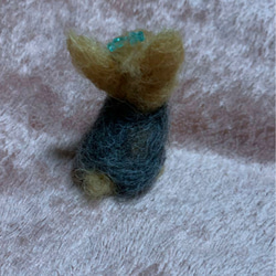 【注文製作】羊毛フェルトハンドメイドヨークシャーテリア 2枚目の画像