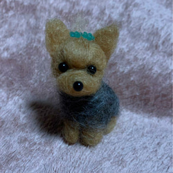 羊毛フェルトハンドメイドトイプードルピアス あみぐるみ moemo