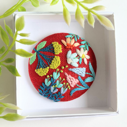 刺繍ブローチ【botanical】 ブローチ j.couture 通販 16512403