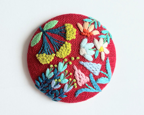 刺繍ブローチ【botanical】 ブローチ j.couture 通販 16512403