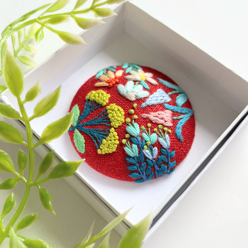 刺繍ブローチ【botanical】 ブローチ j.couture 通販 16512403